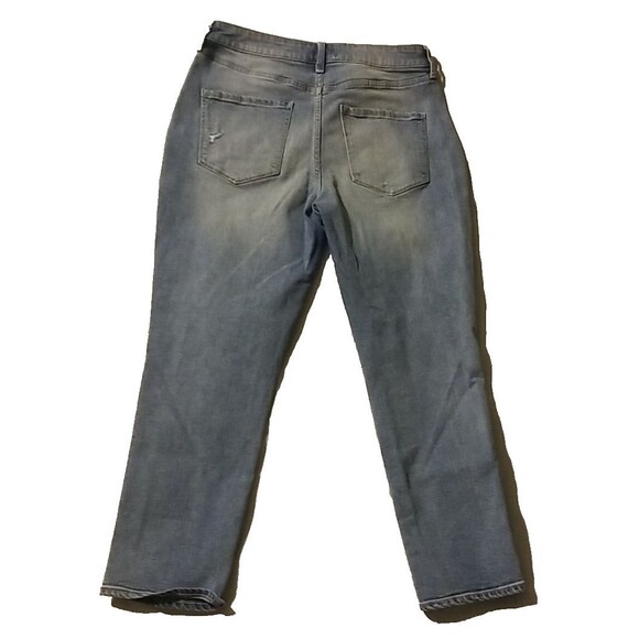 Arizona Jean Co. High Rise Curvy Slim Straight Jeans Size 13 - Picture 10 of 13